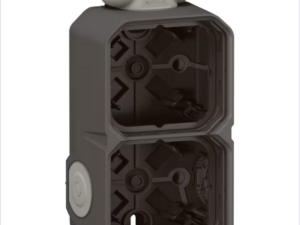 LEGRAND - Plexo opbouwdoos 1 mechanisme 2 membraan ingangen antraciet (kopie) Legrand Plexo Antraciet