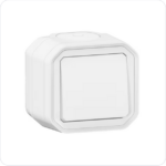 5 x LEGRAND - Plexo opbouwdoos 3 mechanismen 5 membraan ingangen wit (kopie) Legrand Plex Wit