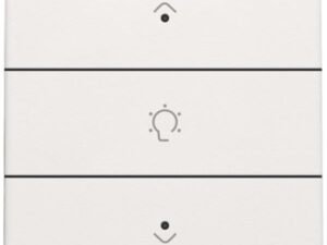 Niko Home Control I enkelvoudige bediening dimmer met 3-voudige toets+led Original White (Wit) RAL 9010