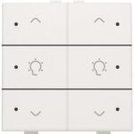 Niko Home Control I Enkelvoudige dimbediening goud (kopie) Niko Home Control I Enkelvoudige dimbediening met leds