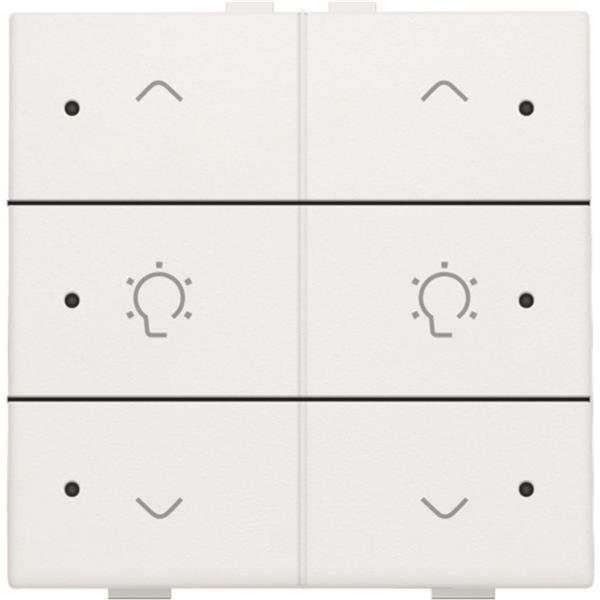 Niko Home Control I Enkelvoudige dimbediening goud (kopie) Niko Home Control I Enkelvoudige dimbediening met leds
