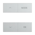NIKO Home Control II Afwerkingsset voor thermostaat light grey (kopie) Niko Home Control II Thermostaat