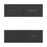 NIKO Home Control II Afwerkingsset voor thermostaat bronze coated (kopie) Niko Home Control II Thermostaat