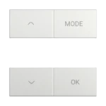 NIKO Home Control II Afwerkingsset voor thermostaat dark brown coated (kopie) Niko Home Control II Thermostaat
