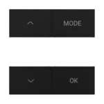 NIKO Home Control II Afwerkingsset voor thermostaat black coated (kopie) Niko Home Control II Thermostaat