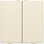 Niko Home Control I Tweevoudige drukknop Original crème