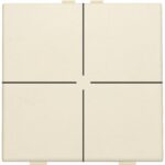 Niko Home Control I Viervoudige drukknop Original crème