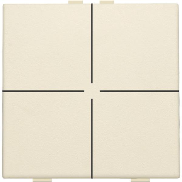 Niko Home Control I Viervoudige drukknop Original crème
