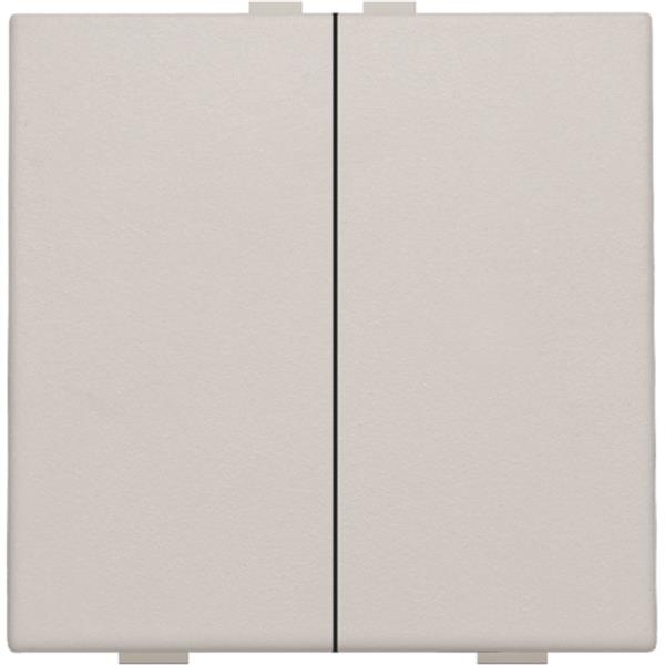 Niko Home Control I Tweevoudige drukknop lichtgrijs