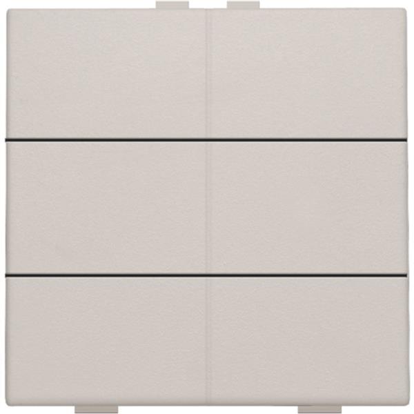 Niko Home Control I Zesvoudige drukknop lichtgrijs