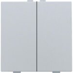 Niko Home Control I Tweevoudige drukknop sterling