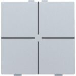Niko Home Control I Viervoudige drukknop sterling