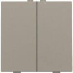 Niko Home Control I Tweevoudige drukknop brons