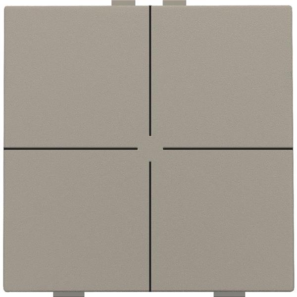 Niko Home Control I Viervoudige drukknop brons