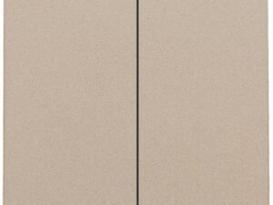 Niko Home Control I Tweevoudige drukknop champagne mat
