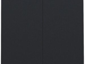 Niko Home Control I Tweevoudige drukknop zwart
