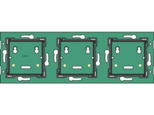 Niko Home Control I Drievoudige horizontale muurprint
