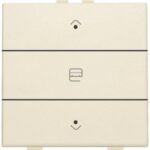 Niko Home Control I enkelvoudige bediening motorsturing met 3-voudige toets+led crème