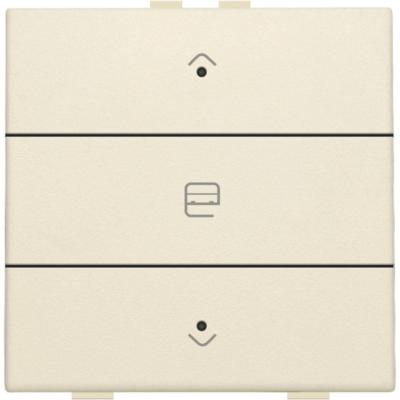Niko Home Control I enkelvoudige bediening motorsturing met 3-voudige toets+led crème
