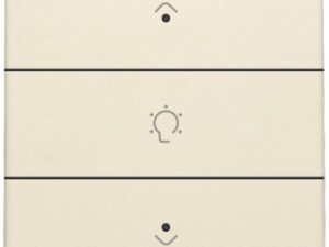 Niko Home Control I enkelvoudige bediening dimmer met 3-v toets+led Original crème