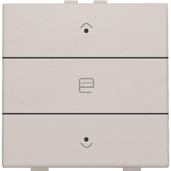 Niko Home Control I Enkelvoudige motorsturingsbediening met led lichtgrijs