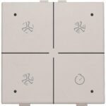 Niko Home Control I Ventilatiebediening met led lichtgrijs