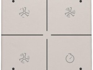 Niko Home Control I Ventilatiebediening met led lichtgrijs