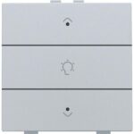 Niko Home Control I enkelvoudige bediening dimmer met 3-voudige toets+led sterling