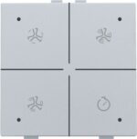 Niko Home Control I bediening ventilatie met led sterling