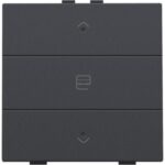 Niko Home Control I enkelvoudige bediening motorsturing met 3-v toets+led antraciet