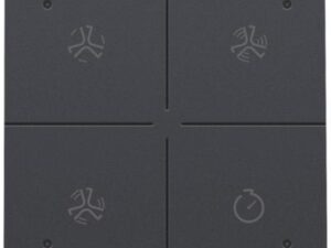 Niko Home Control Iventilatiebediening+led antraciet