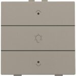 Niko Home Control I enkelvoudige bediening dimmer met 3-voudige toets+led brons