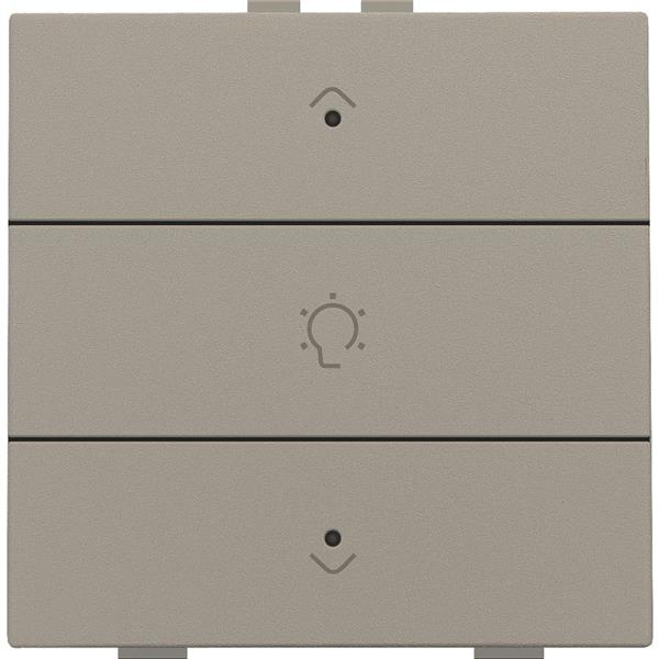 Niko Home Control I enkelvoudige bediening dimmer met 3-voudige toets+led brons