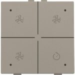 Niko Home Control Iventilatiebediening+led brons