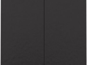 Niko Home Control I Tweevoudige drukknop Piano black coated