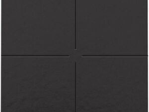 Niko Home Control I Viervoudige drukknop Piano black coated