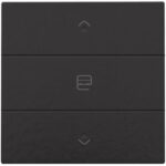 Niko Home Control I Enkelvoudige motorsturingsbediening met led pianozwart