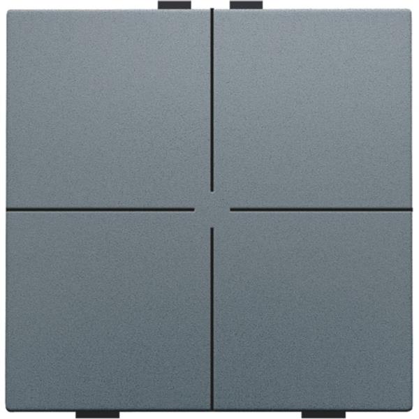 Niko Home Control I Viervoudige drukknop Blue Grey coated