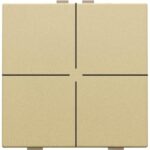 Niko Home Control I Viervoudige drukknop gold Coated