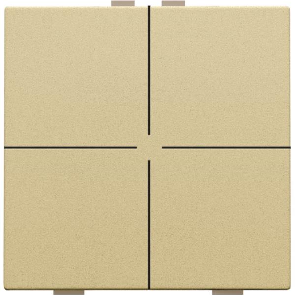 Niko Home Control I Viervoudige drukknop gold Coated