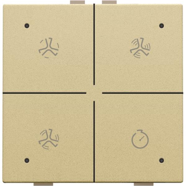 Niko Home Control I Ventilatiebediening met led goud