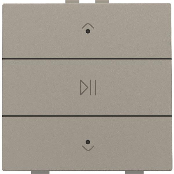 Niko Home Control I Enkelvoudige audiobediening met leds, brons