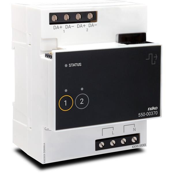 Niko Home Control II Dali-2-adresseerbare module 2 kanalen