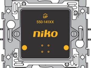 Niko Home Control I enkelvoudige muurprint met sokkel, 60x71mm, klauw