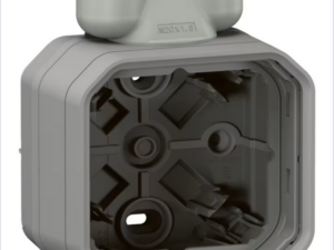 LEGRAND Plexo opbouwdoos 1 mechanisme 2 membraan ingangen grijs (kopie) Legrand Plexo Grijs