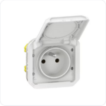 10 x LEGRAND - Plexo 2P+A contactdoos 1V compleet IP55 IK08 wit (kopie) Legrand Plex Wit