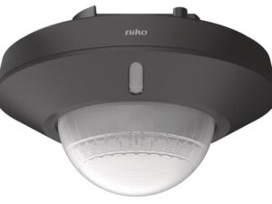 NIKO Bewegingsmelder M34LR, KNX , 39-41 m, 360°, voor inbouwdoos, black