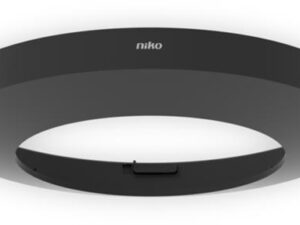 NIKO Sierring voor P4XLR- en M4XLR-inbouwmelders, zwart