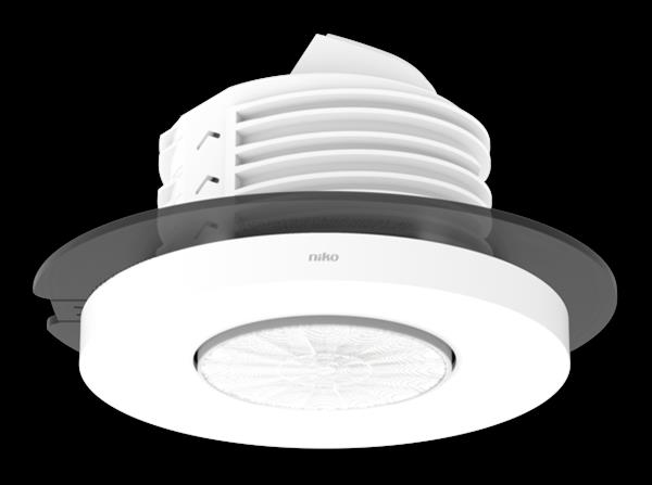 NIKO Bewegingsmelder M42MR, 230 V, 1 kanaal, 12-13 m, 360°, SnapFit, voor inbouw