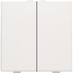 Niko Home Control I Tweevoudige drukknop Original wit